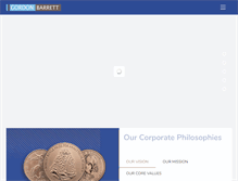Tablet Screenshot of gordonbarrett.com